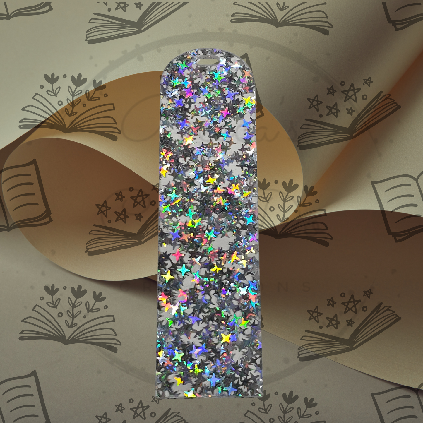 Rainbow Stars - Acrylic Bookmark