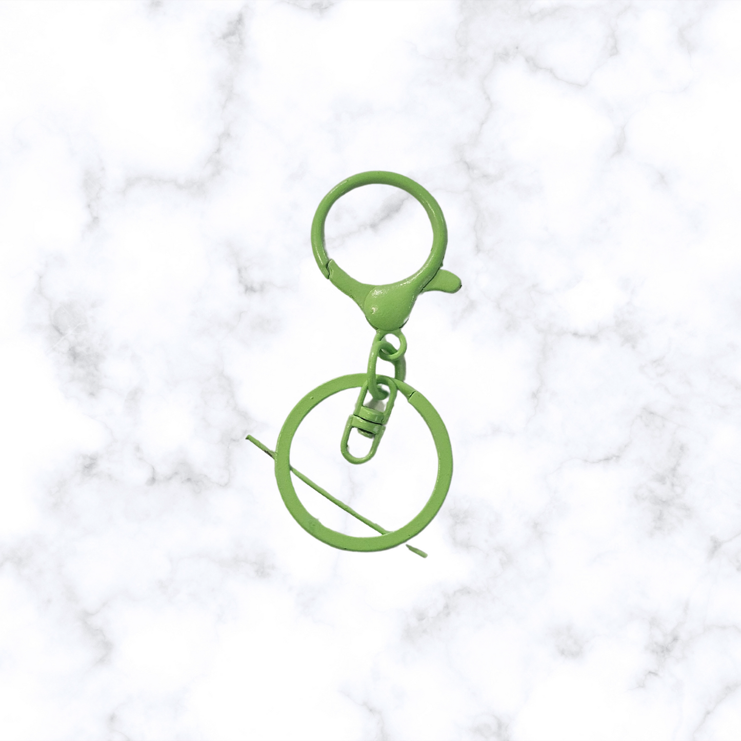 Lobster Claw Key Ring - Light Green