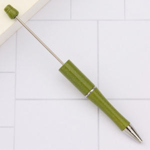 Olive Green Glitter - #10 Beadable Pen