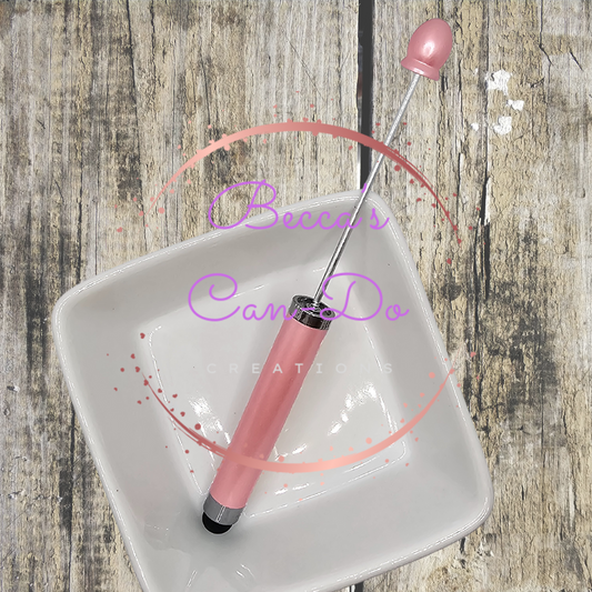 Beadable Stylus Pens - #10 Baby Pink