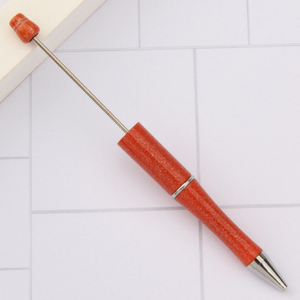 Orange Glitter - #11 Beadable Pen