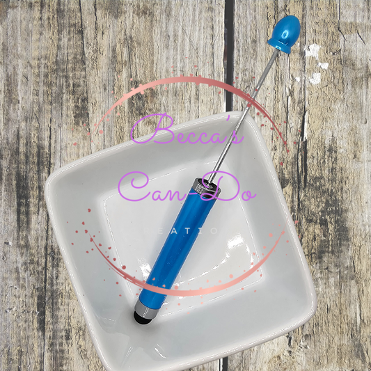 Beadable Stylus Pens - #14 Blue