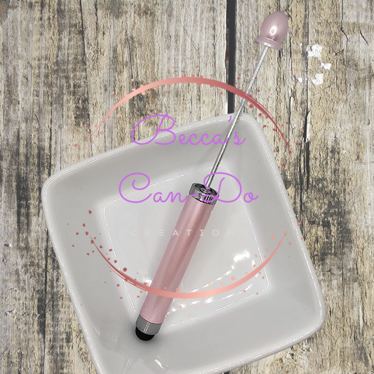 Beadable Stylus Pens - #16 Candy Pink