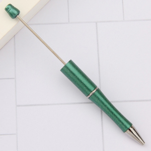 Christmas Green Glitter - #18 Beadable Pen