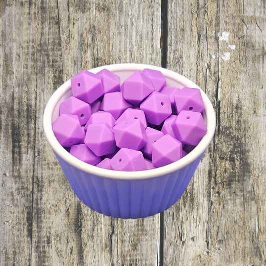 Silicone Beads #4 Classic Purple