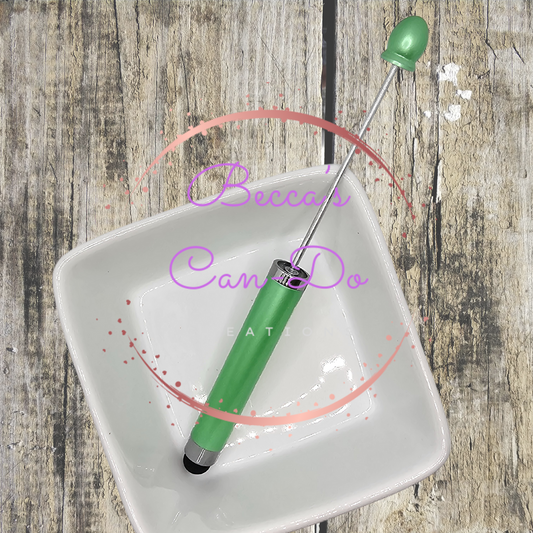 Beadable Stylus Pens - #19 Candy Green