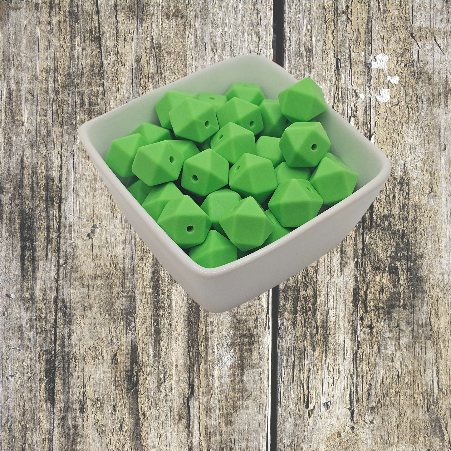 Silicone Beads #48 Grass Green