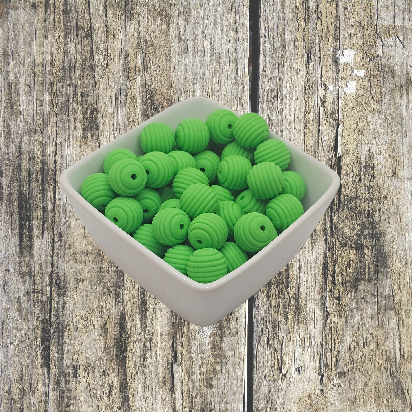 Silicone Beads #48 Grass Green