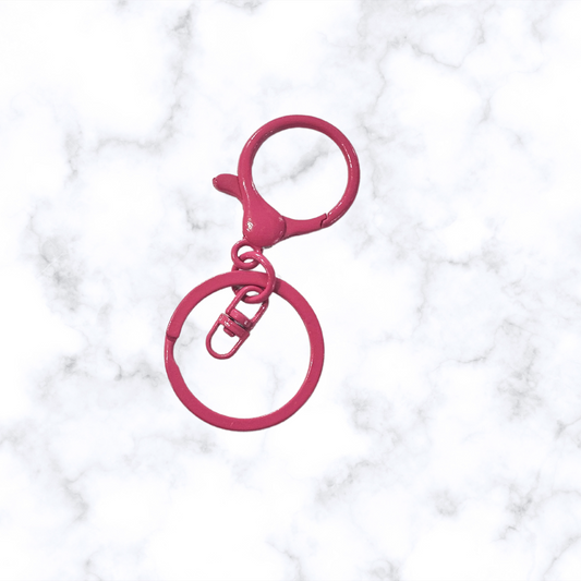 Lobster Claw Key Ring - Pink