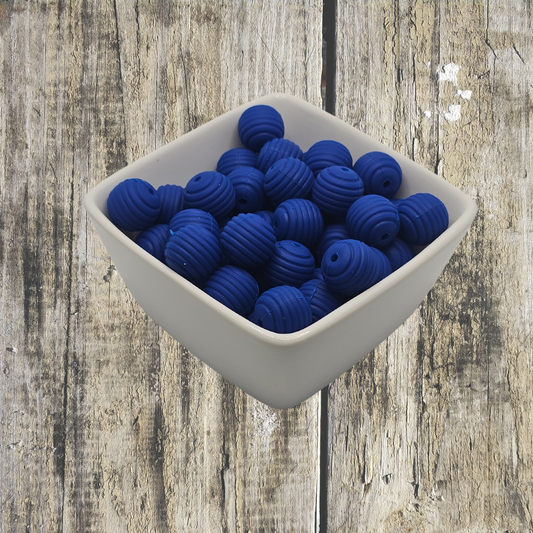 Silicone Beads #50 Dark Blue