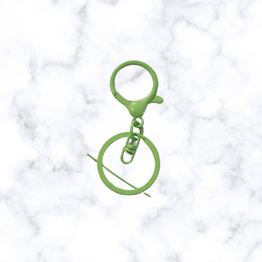 Lobster Claw Key Ring - Light Green