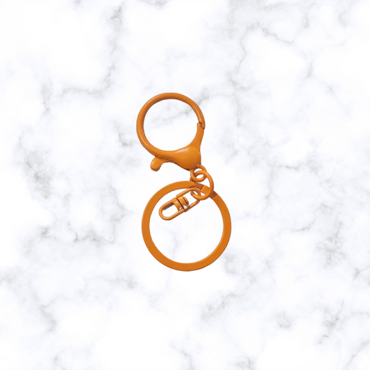 Lobster Claw Key Ring - Orange