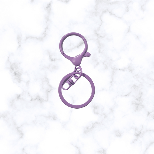 Lobster Claw Key Ring - Purple