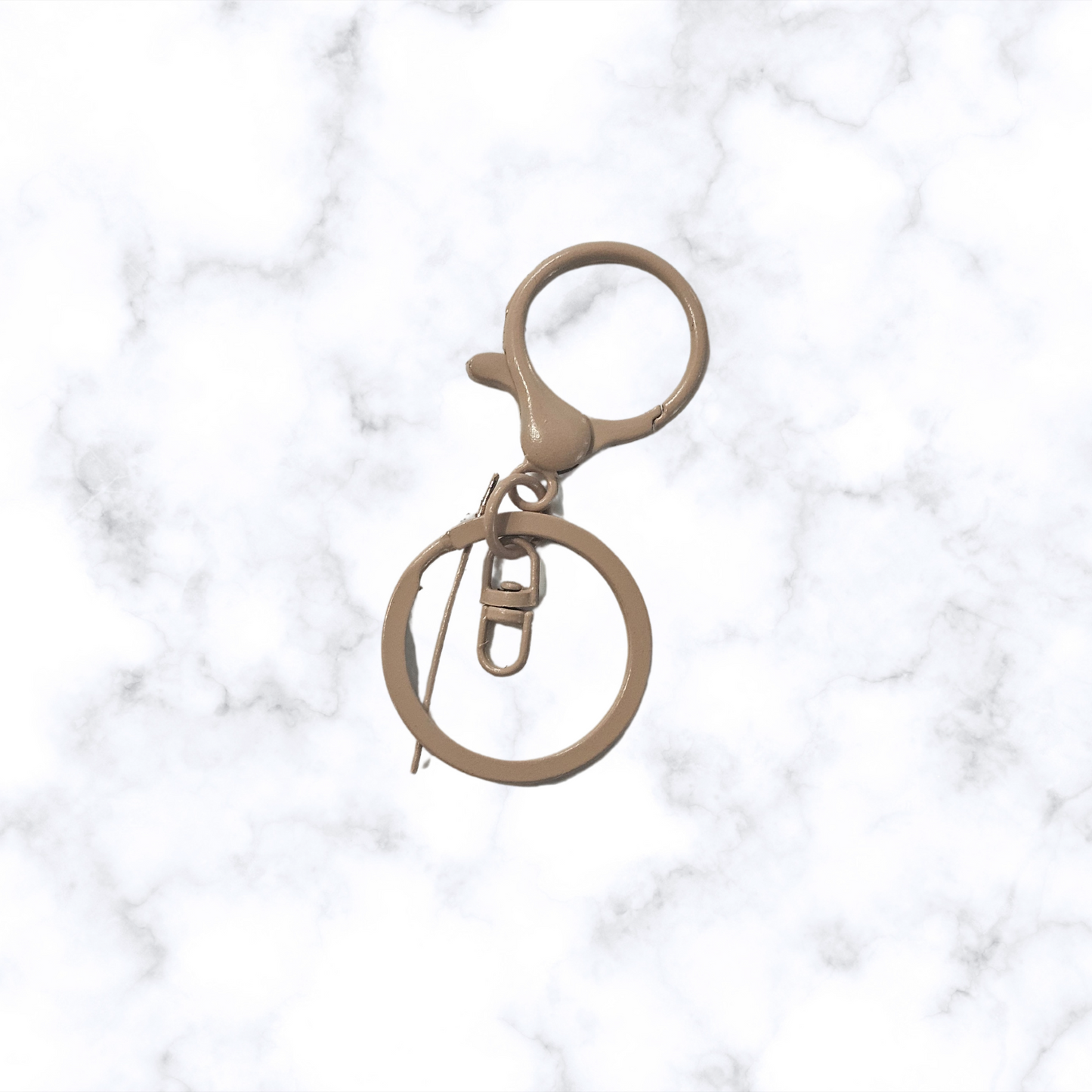 Lobster Claw Key Ring - Tan