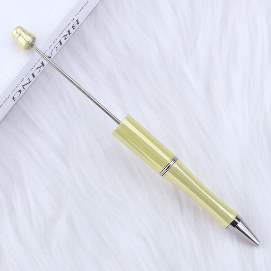 Metallic Light Yellow - #103 Beadable Pen