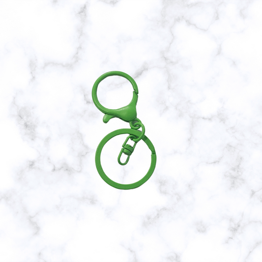 Lobster Claw Key Ring - Green