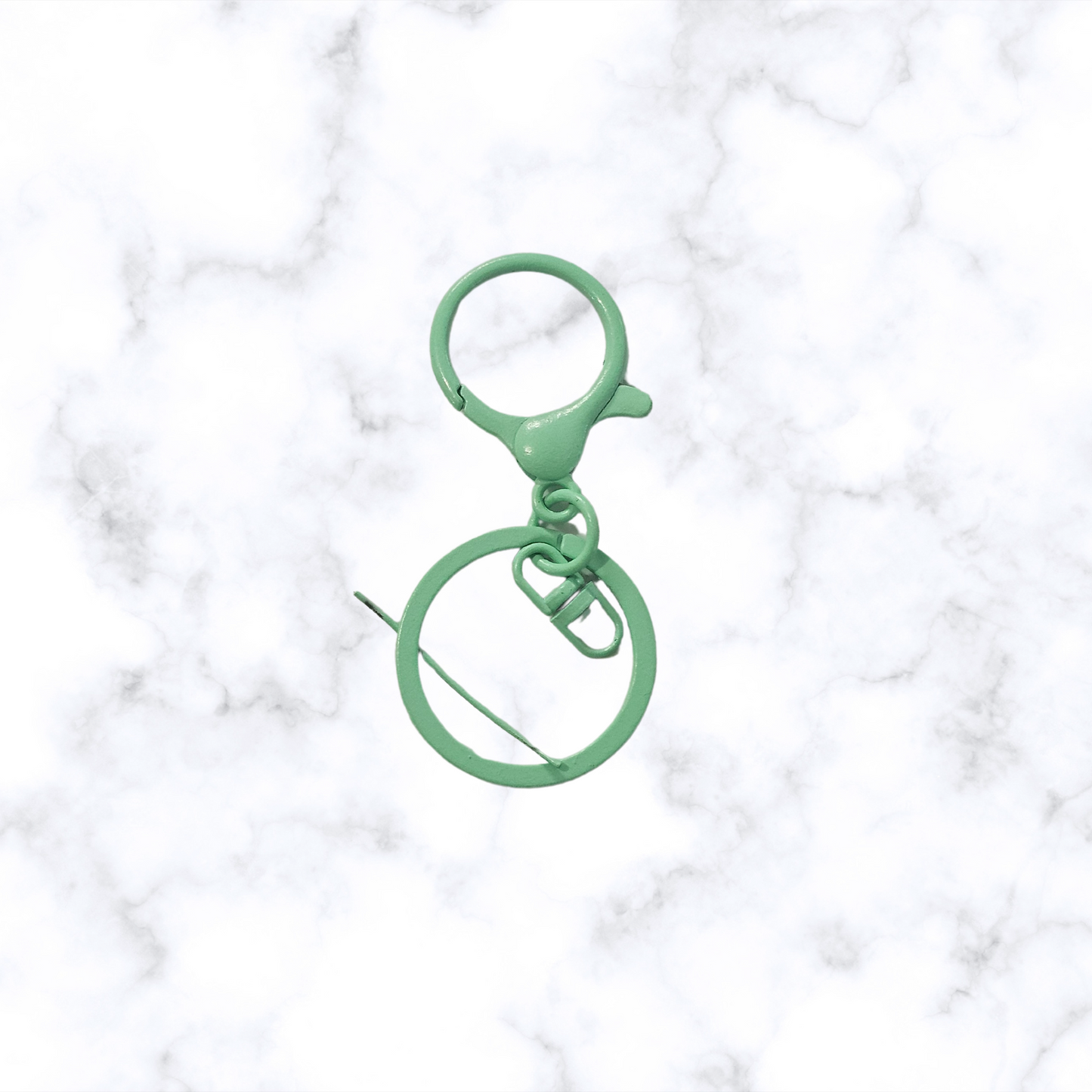 Lobster Claw Key Ring - Mint Green