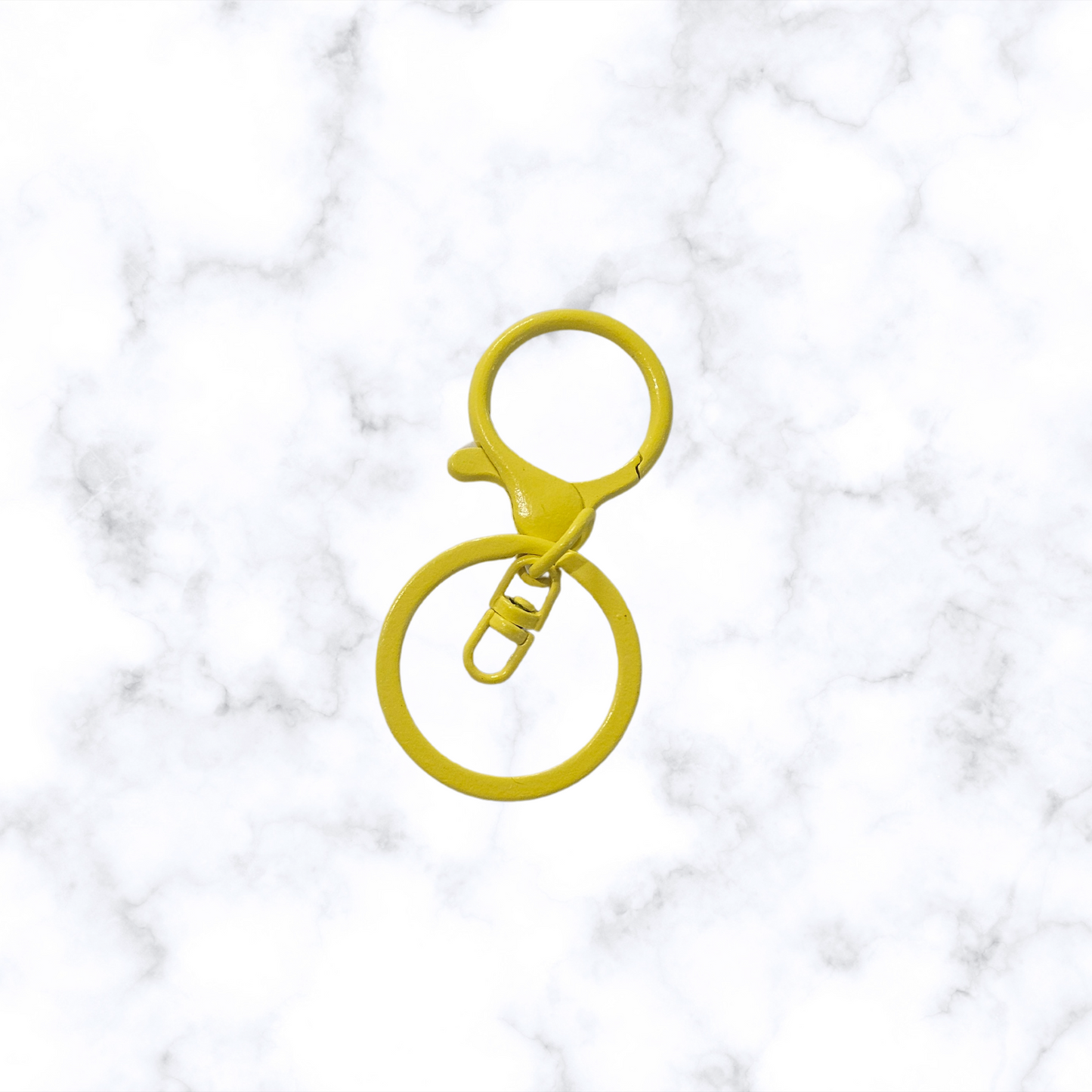 Lobster Claw Key Ring - Yellow