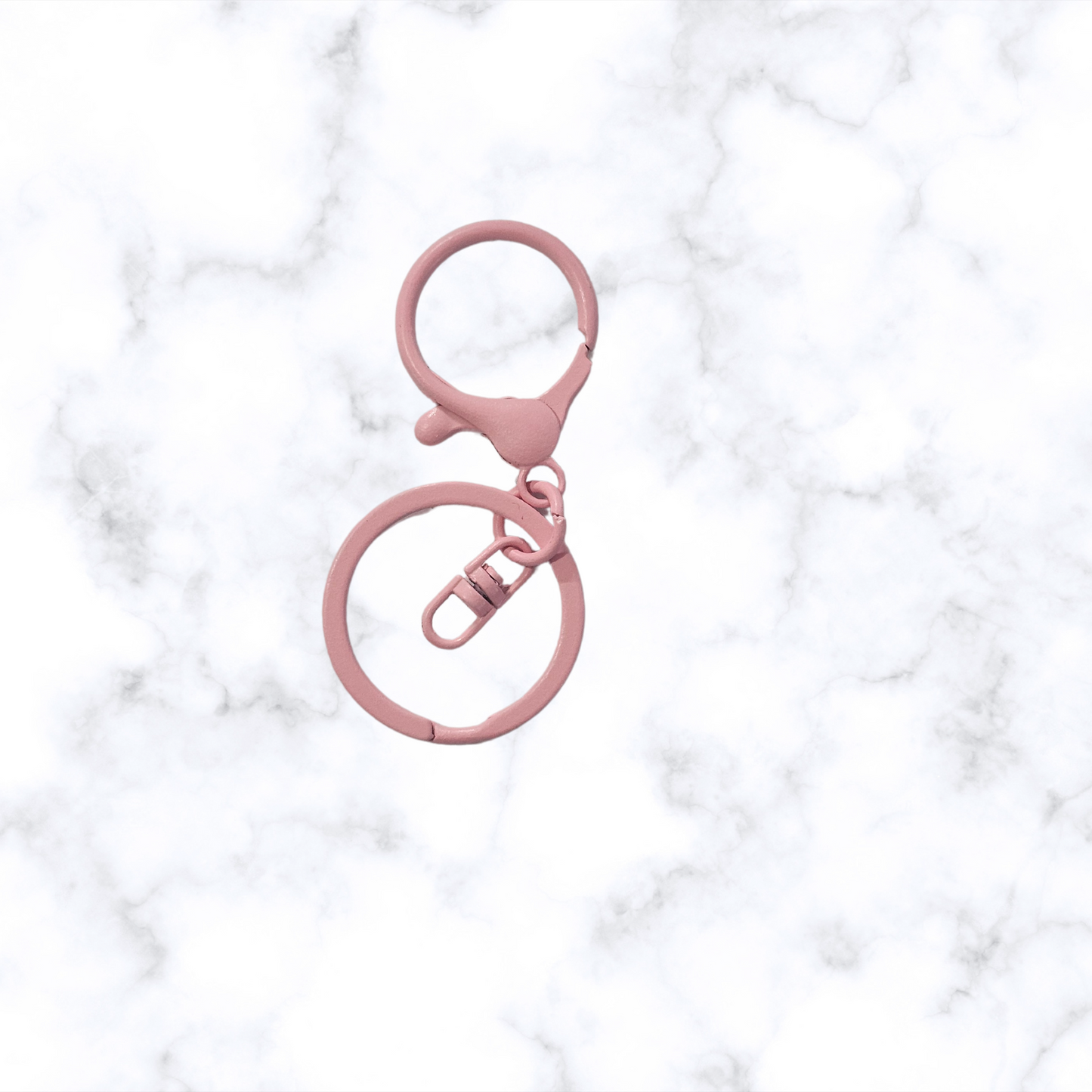 Lobster Claw Key Ring - Baby Pink