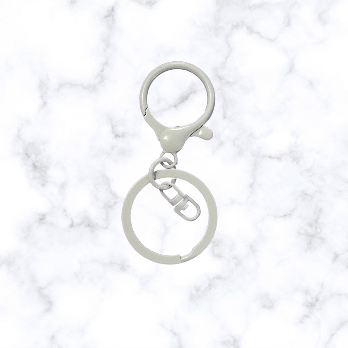 Lobster Claw Key Ring - Grey