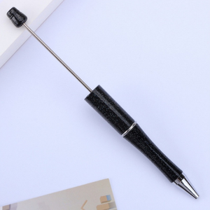 Black Glitter - #4 Beadable Pen