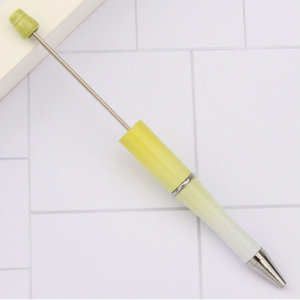 Yellow Ombre Glitter - #42 Beadable Pen