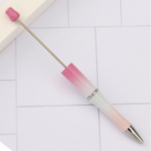 Pink Lemonade Ombre Glitter - #47 Beadable Pen