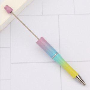 Rainbow Ombre Glitter - #48 Beadable Pen