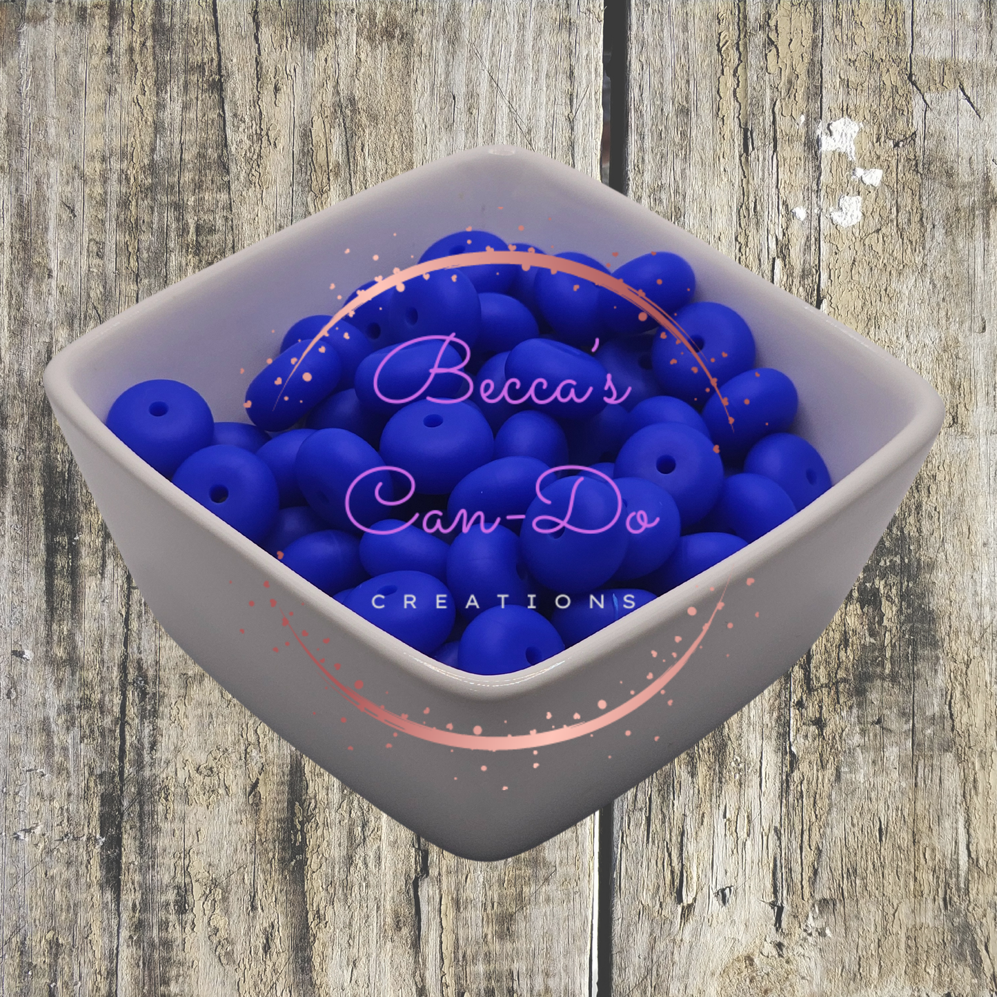 Silicone Beads #92 Sapphire Blue