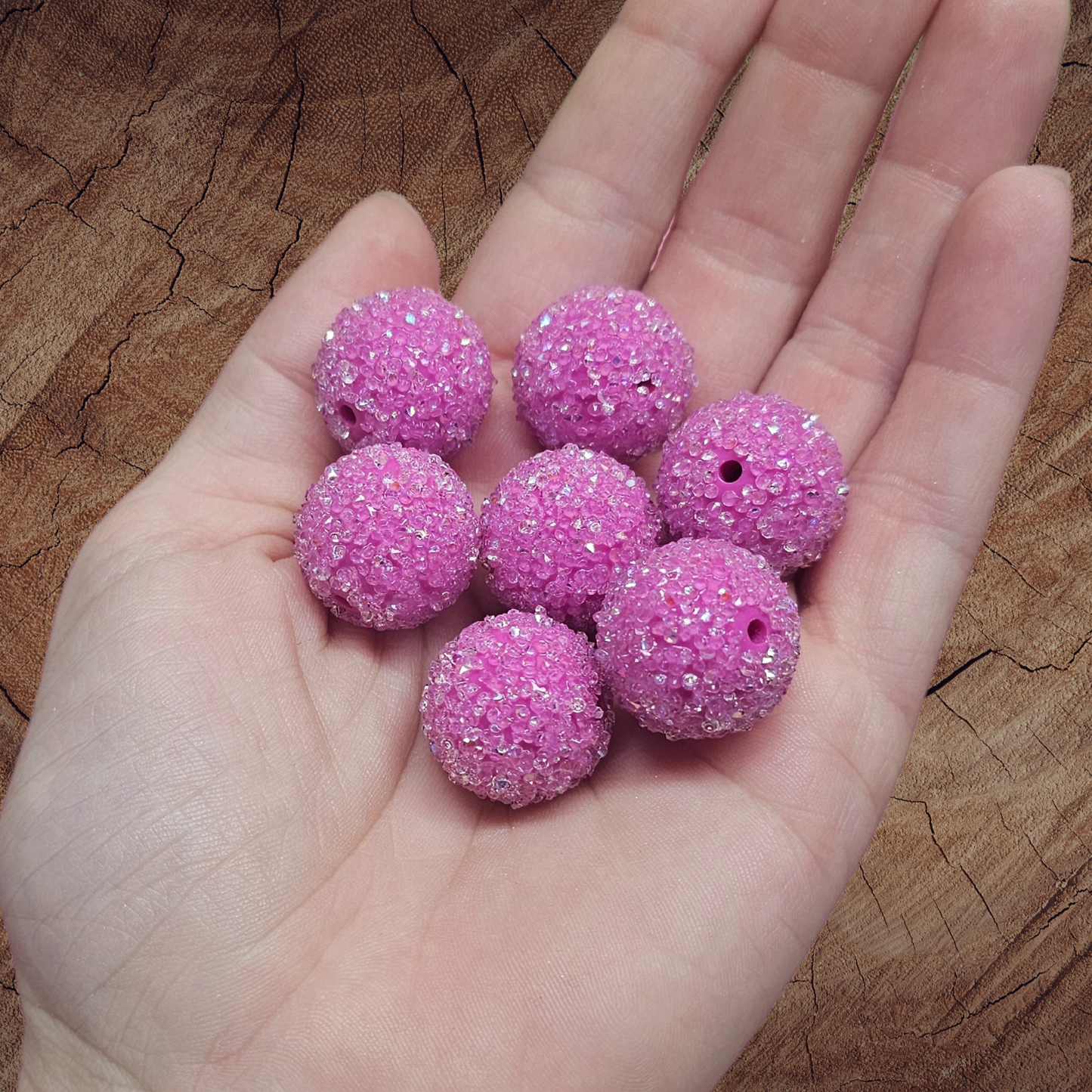 20mm Sugar Beads (sold by the piece)