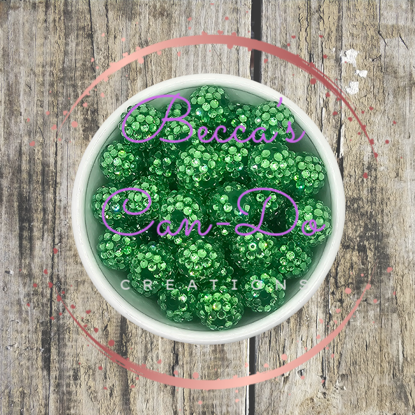 Rhinestone - Sour Apple Green