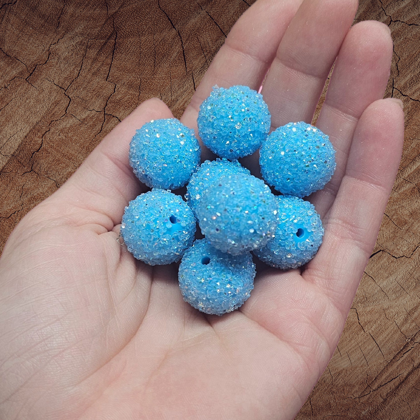 20mm Sugar Beads (sold by the piece)