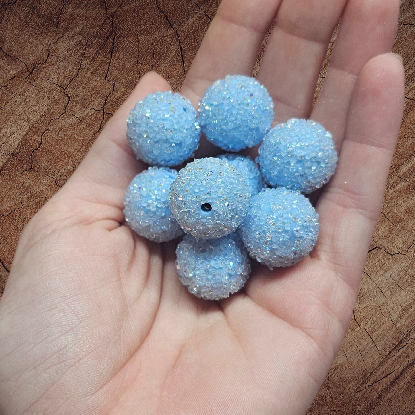 20mm Sugar Beads (sold by the piece)