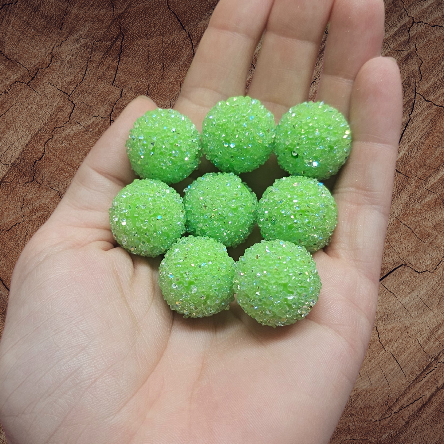 20mm Sugar Beads (sold by the piece)