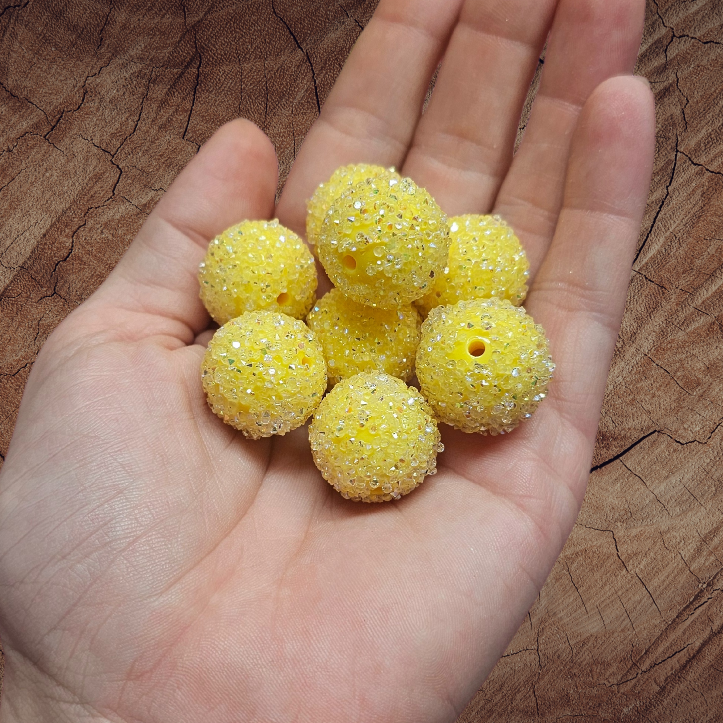 20mm Sugar Beads (sold by the piece)