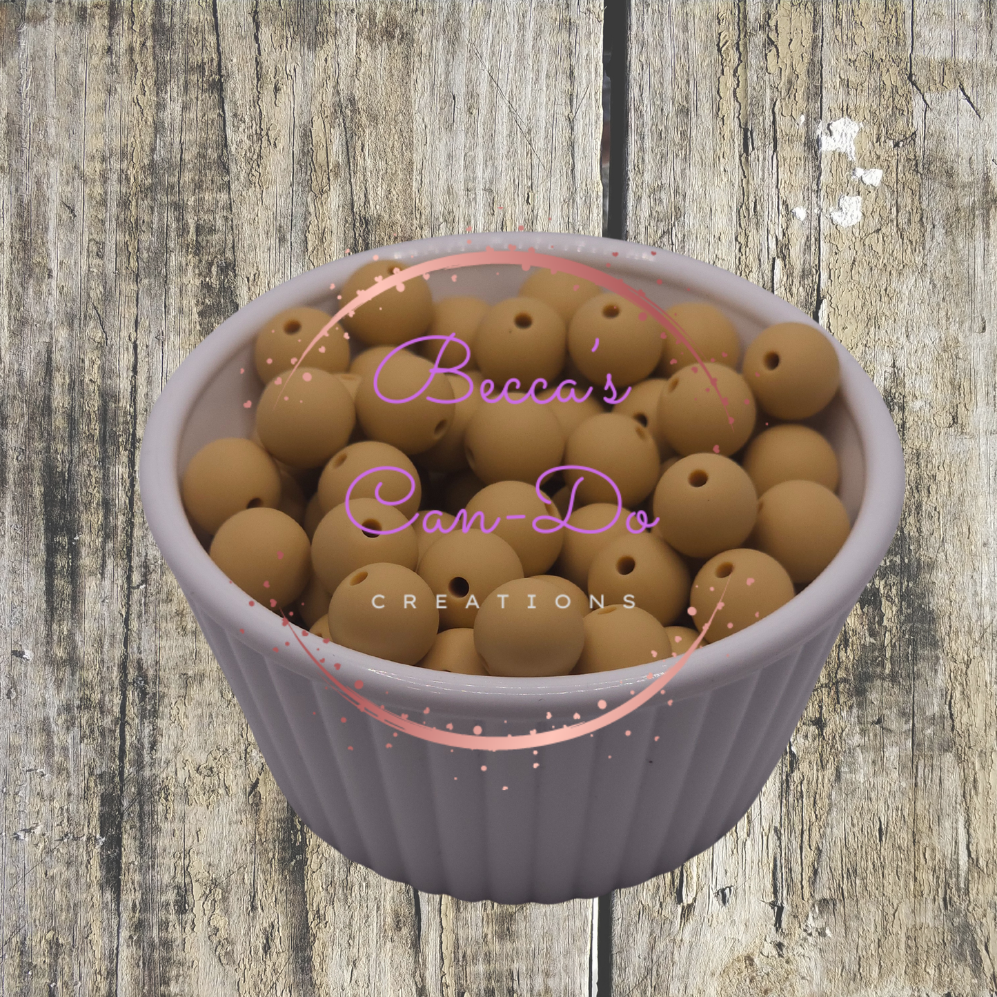 Silicone Beads #115 Khaki