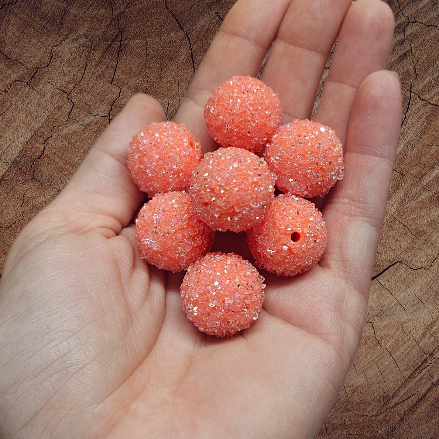 20mm Sugar Beads (sold by the piece)