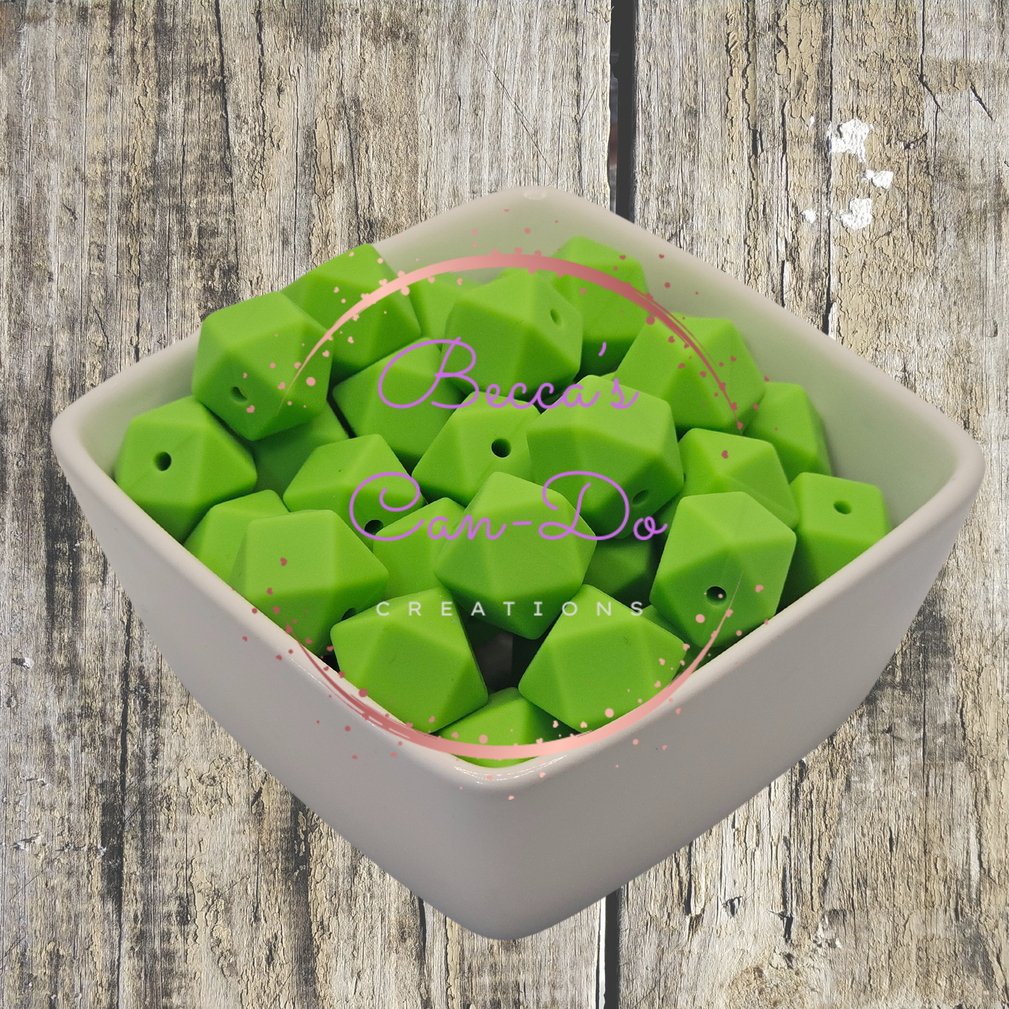 Silicone Beads #119 Willow Green