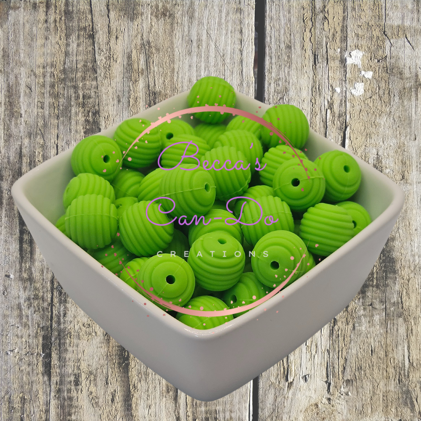 Silicone Beads #119 Willow Green