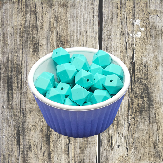 Silicone Beads #1 Turquoise