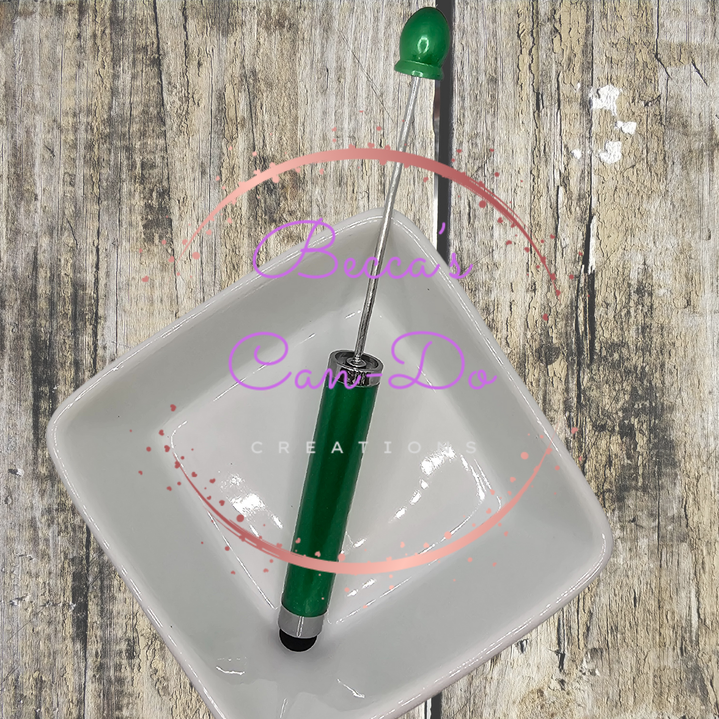 Beadable Stylus Pens - #8 Green