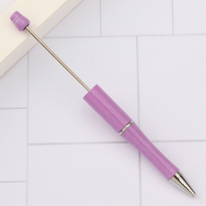 Purple Glitter - #9 Beadable Pen