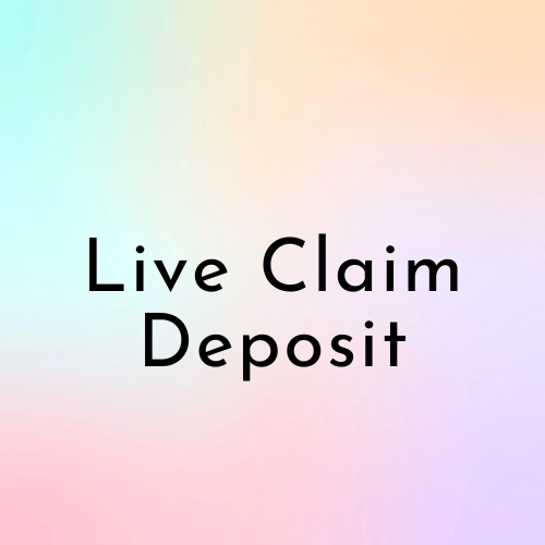 (NON-REFUNDABLE) 1/27/25 Live Claim Deposit