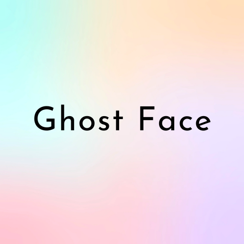 3D Focal - Ghost Face