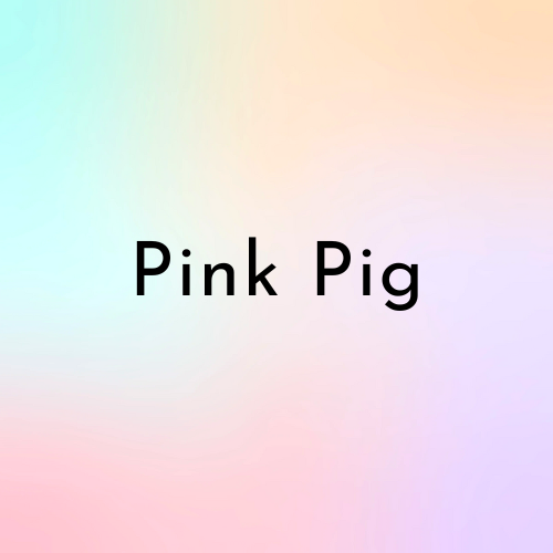 3D Focal - Pink Pig