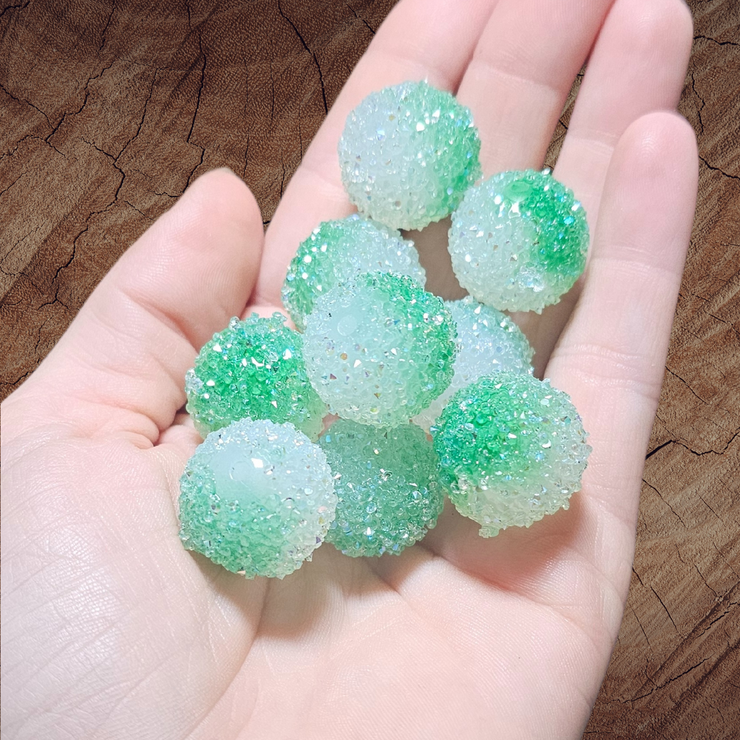 20mm Sugar Beads (sold by the piece)