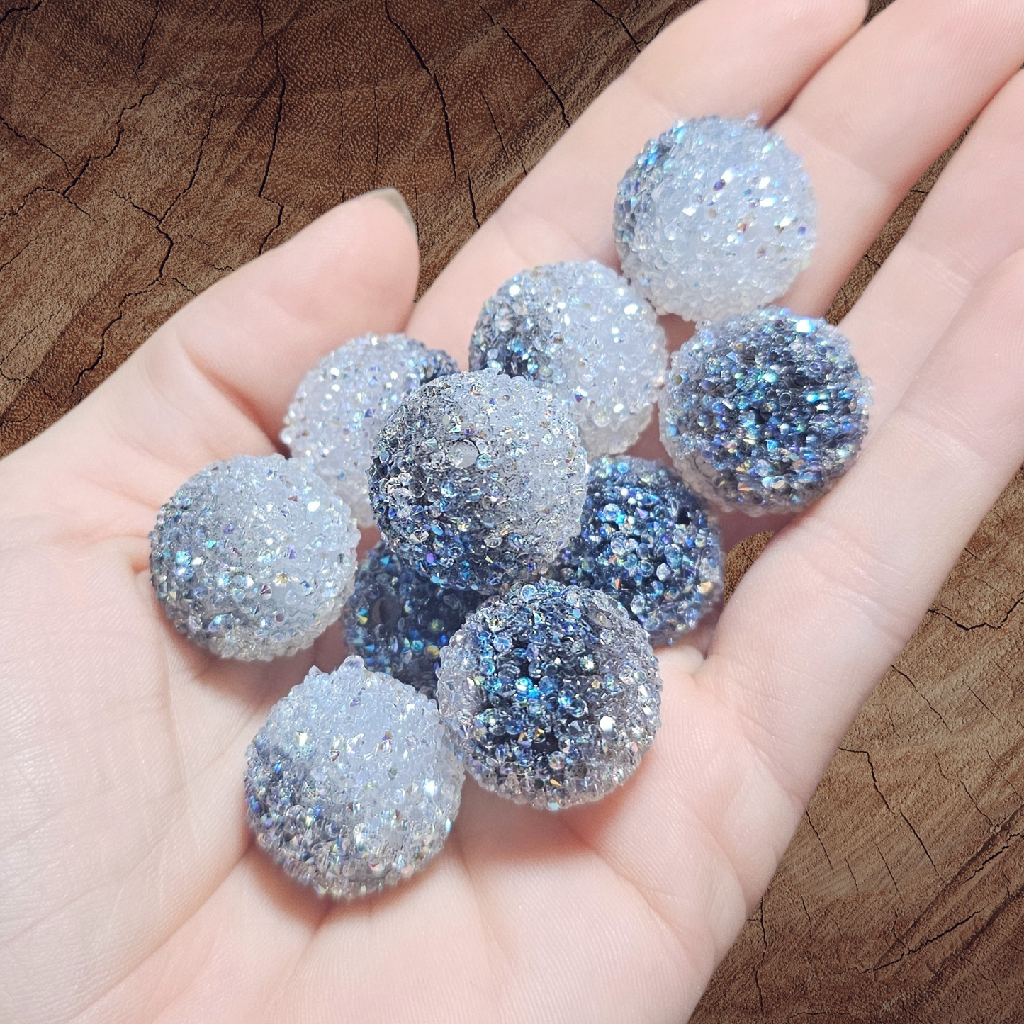 20mm Sugar Beads (sold by the piece)