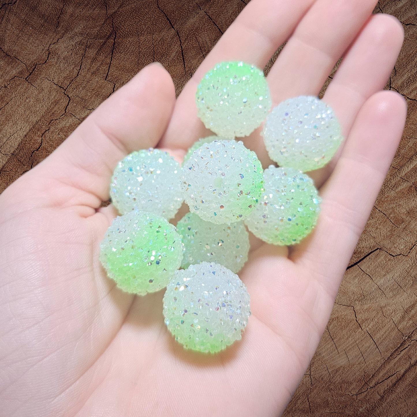 20mm Sugar Beads (sold by the piece)