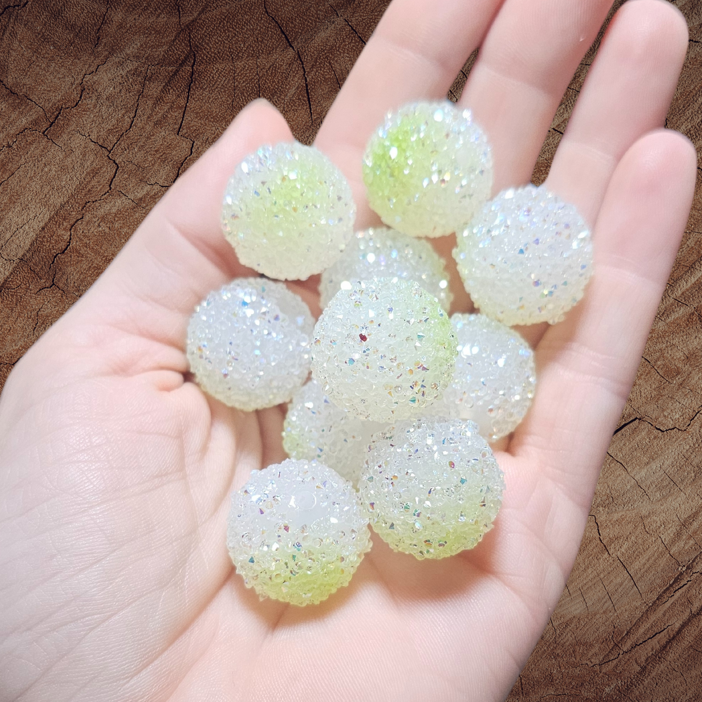 20mm Sugar Beads (sold by the piece)