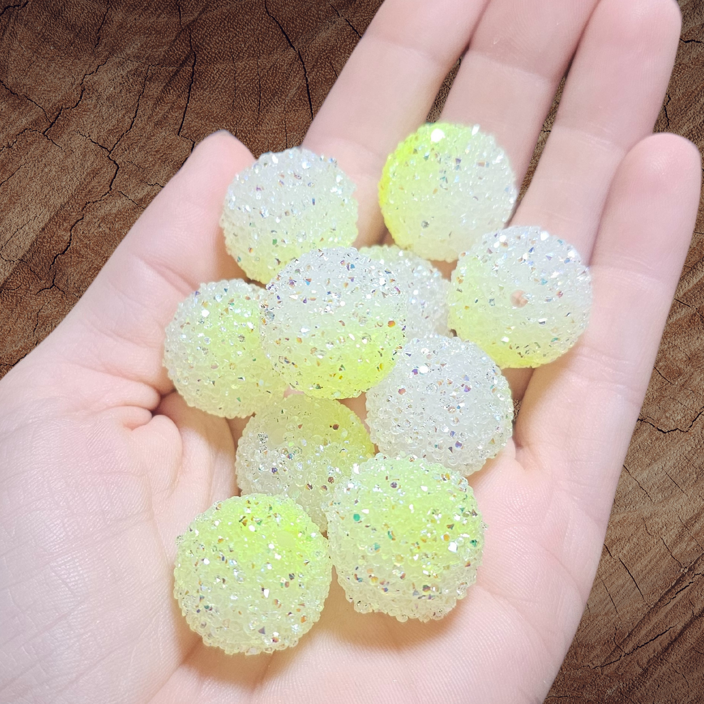 20mm Sugar Beads (sold by the piece)